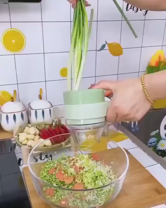 Portable Electric Vegetable Cutter Set